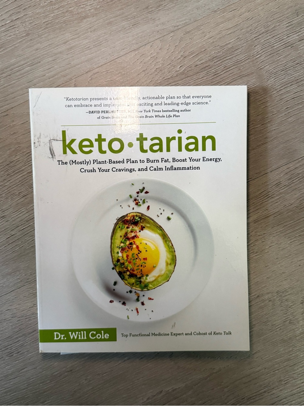 Keto-tarian by Dr. Will Cole - White & Green Cover